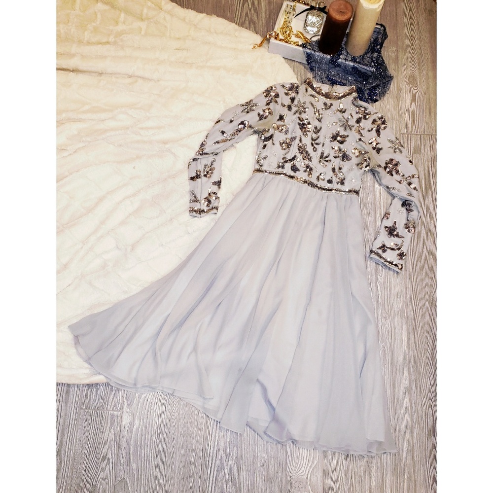 ASOS Embroidered Midi-Dress